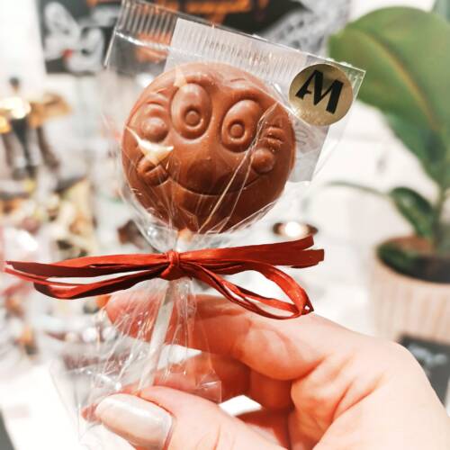 Pulgakomm Roosa Maasikas šokolaadist