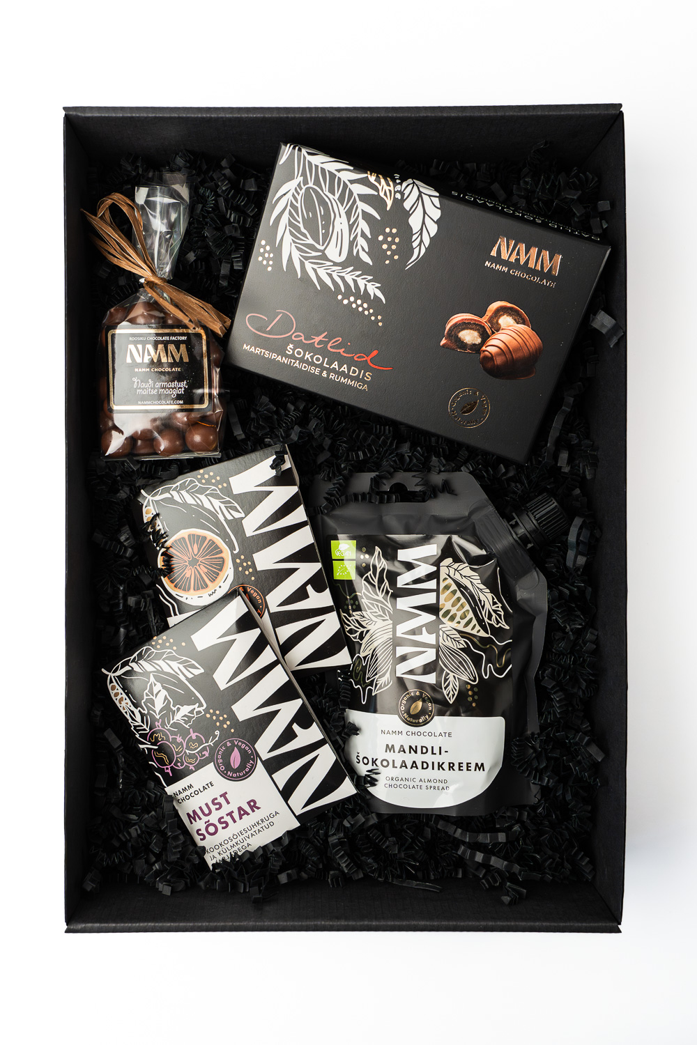 Kinkekarp: NAMM šokolaadisõbra komplekt