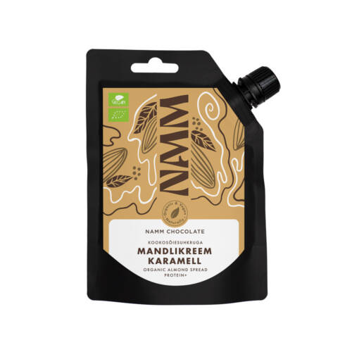 Mahe kookosõiesuhkruga mandlikreem "Karamell" 250g